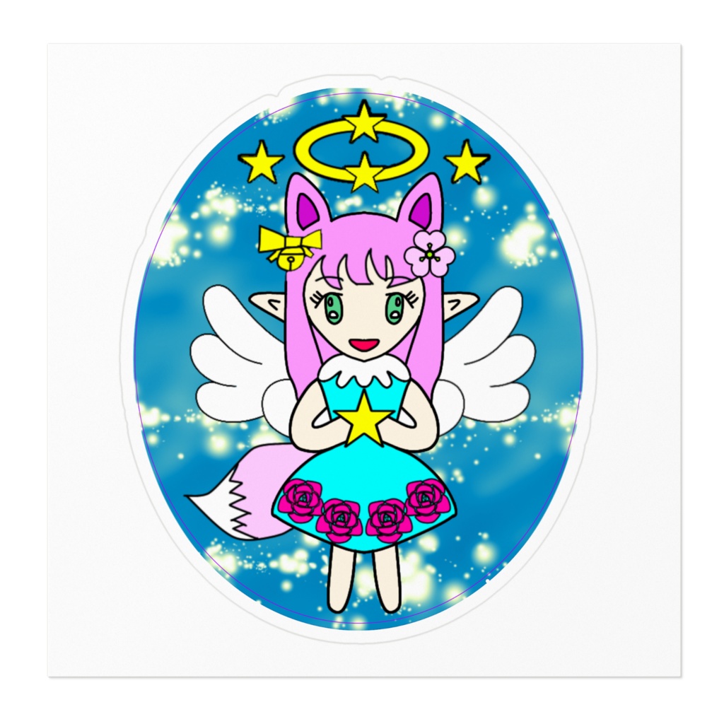 宇宙キラキラシャナミ ステッカー