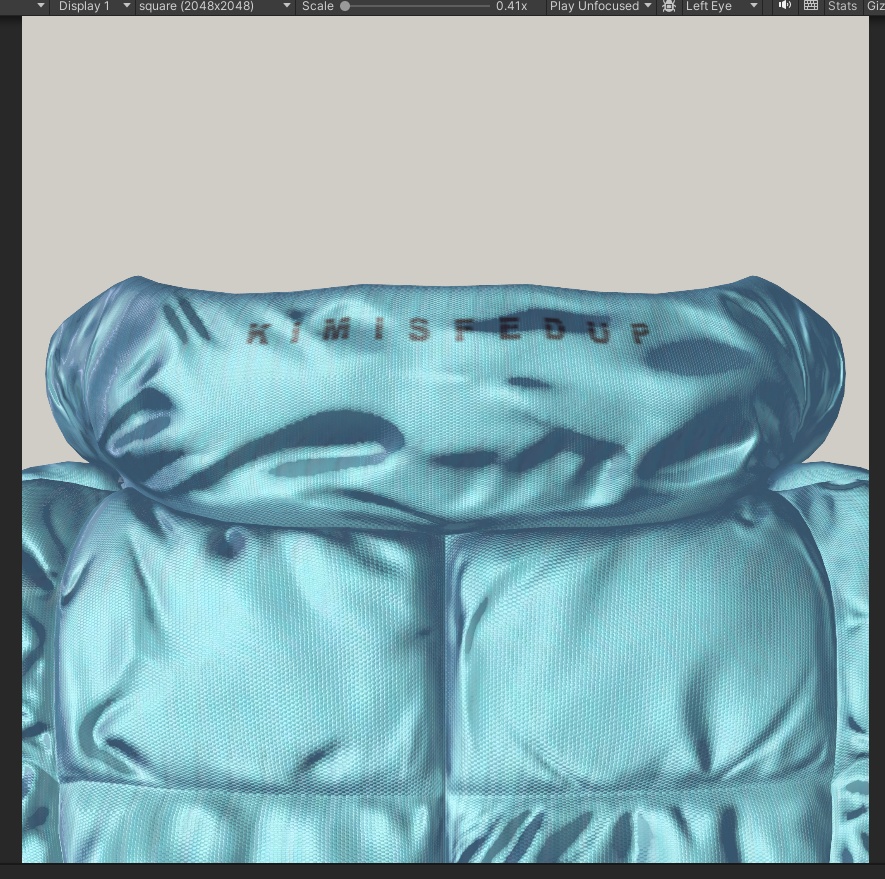 【3D衣装】Quilted Puffer Jacket 26AW(EasternWindアバター対応)