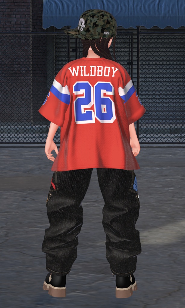 【3D衣装】Throwback Football Jersey(EasternWindアバター対応)