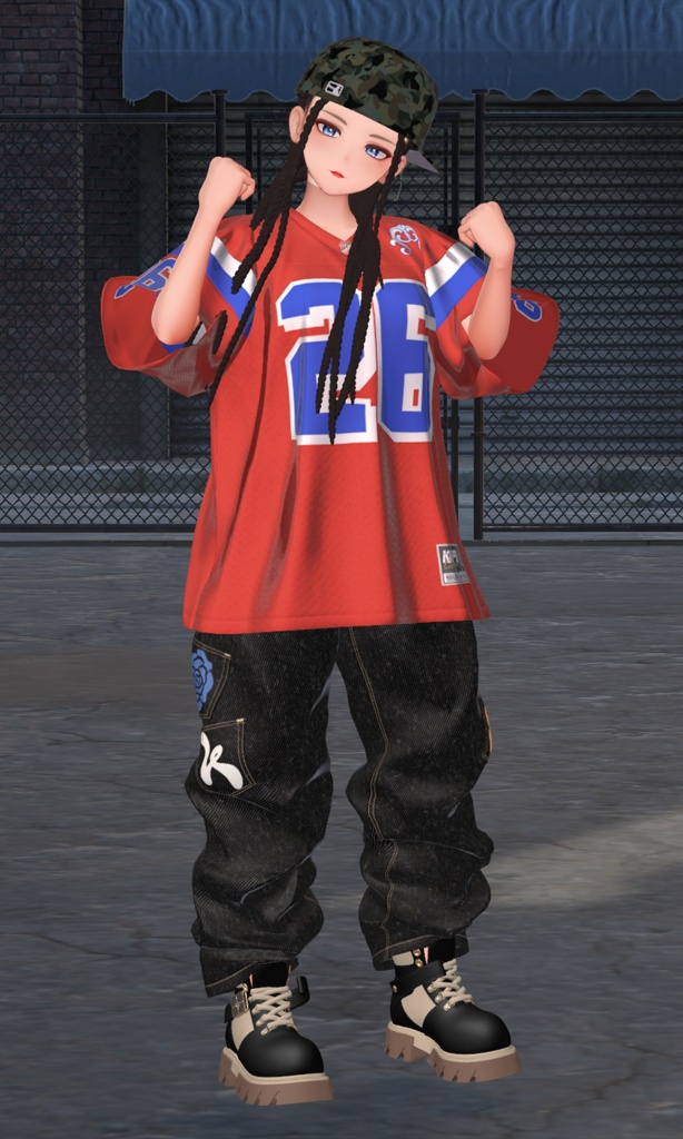 【3D衣装】Throwback Football Jersey(EasternWindアバター対応)