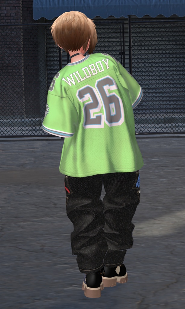【3D衣装】Throwback Football Jersey(EasternWindアバター対応)