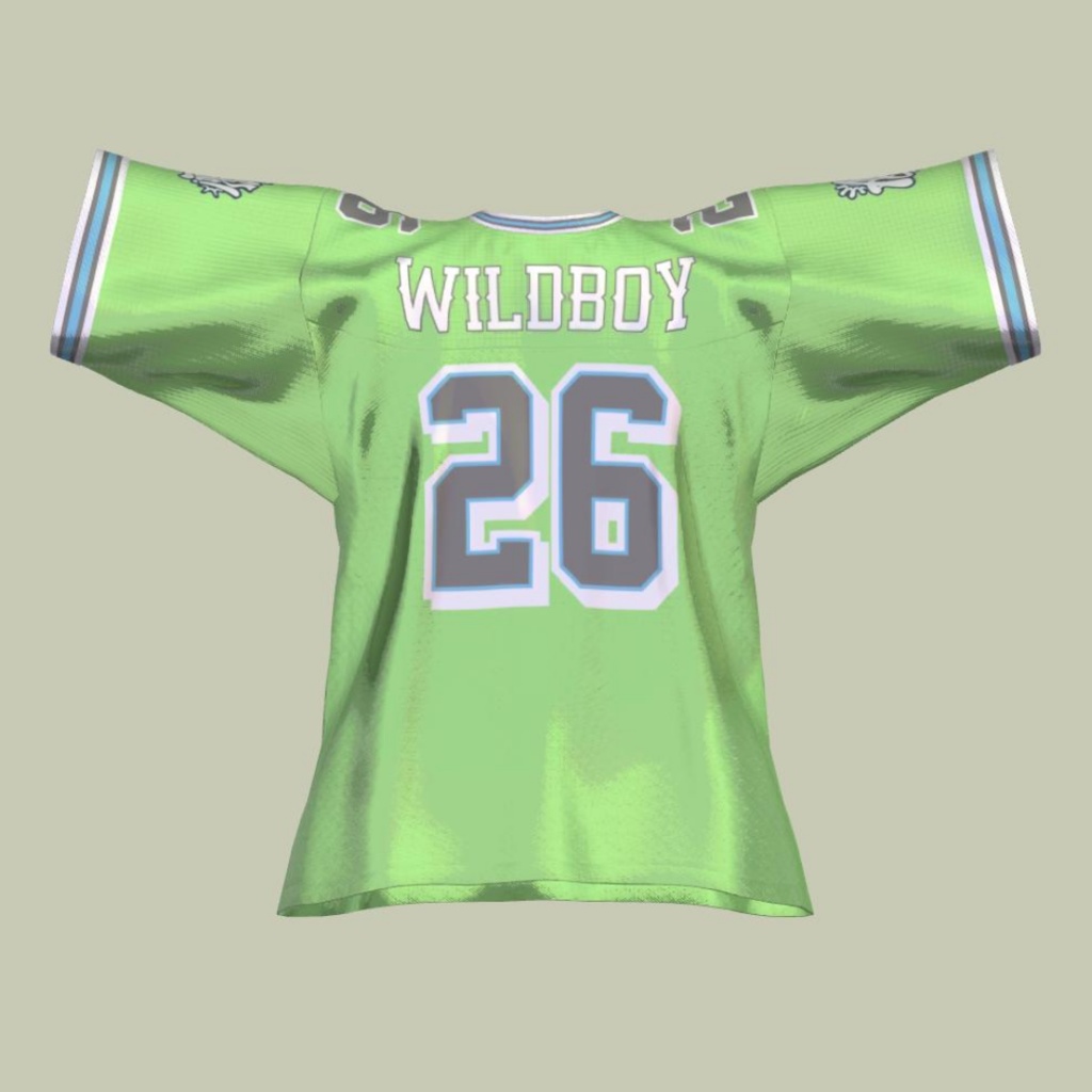 【3D衣装】Throwback Football Jersey(EasternWindアバター対応)