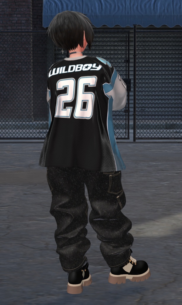 【3D衣装】Throwback Football Jersey(EasternWindアバター対応)