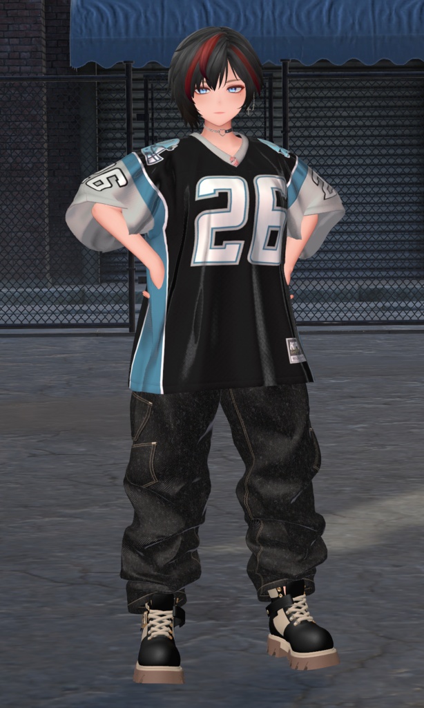 【3D衣装】Throwback Football Jersey(EasternWindアバター対応)