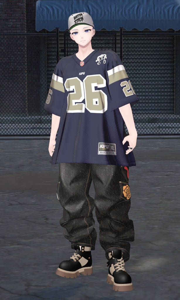 【3D衣装】Throwback Football Jersey