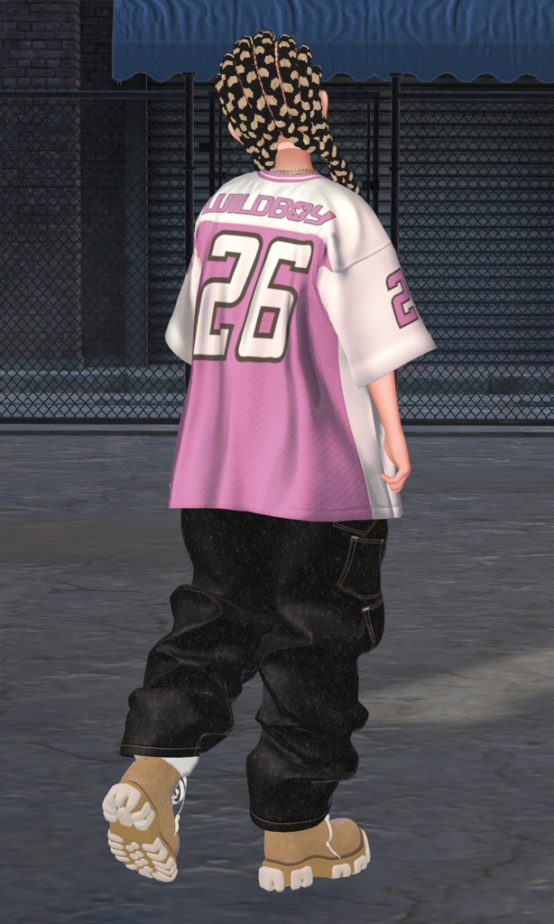 【3D衣装】Throwback Football Jersey(EasternWindアバター対応)