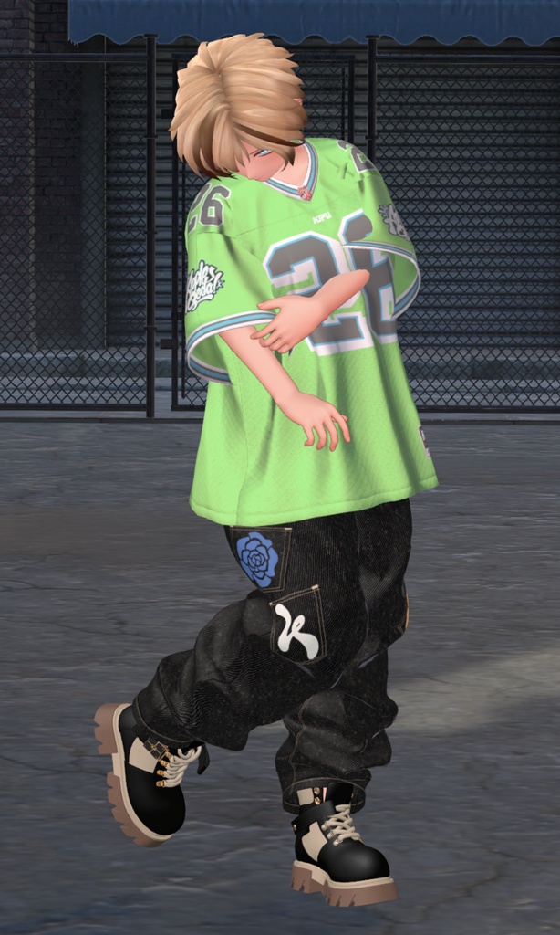 【3D衣装】Throwback Football Jersey(EasternWindアバター対応)