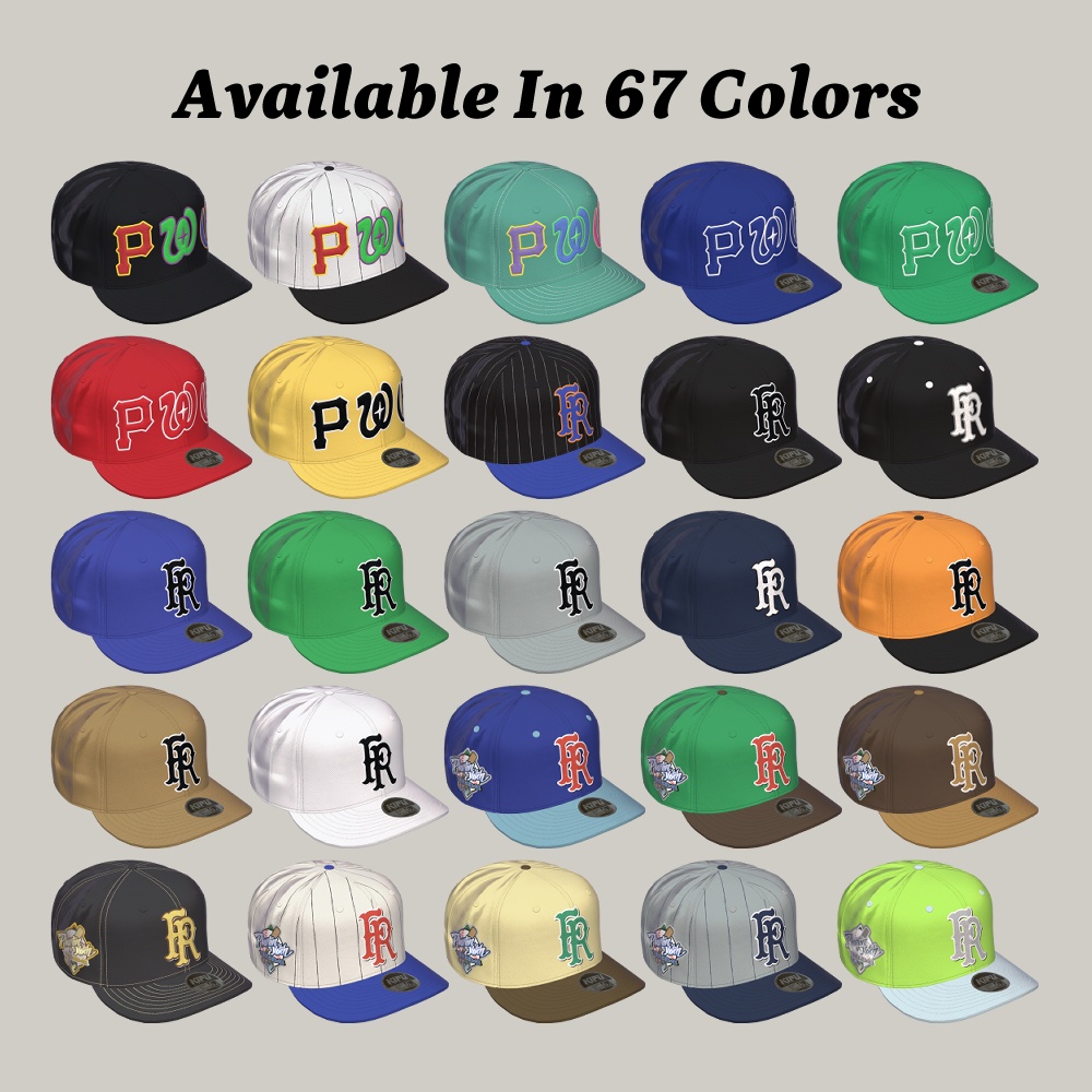 【3D衣装】Pre Curved Baseball Cap