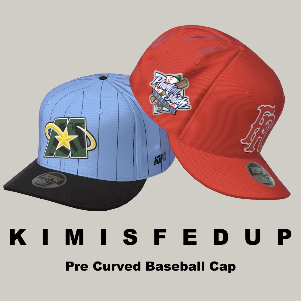 【3D衣装】Pre Curved Baseball Cap