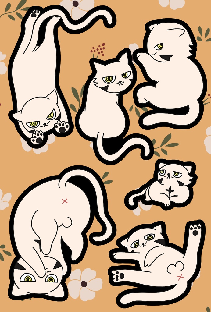 ねこぬこシール ミホーク