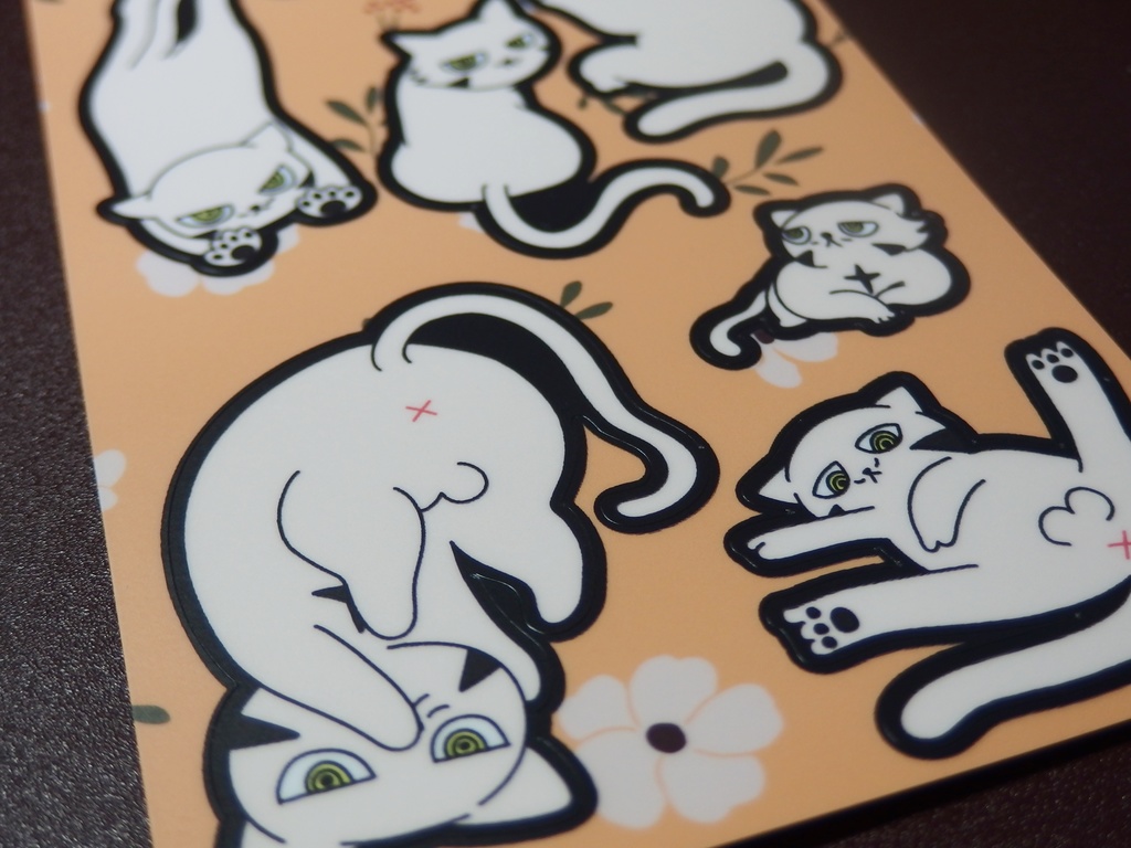 ねこぬこシール ミホーク