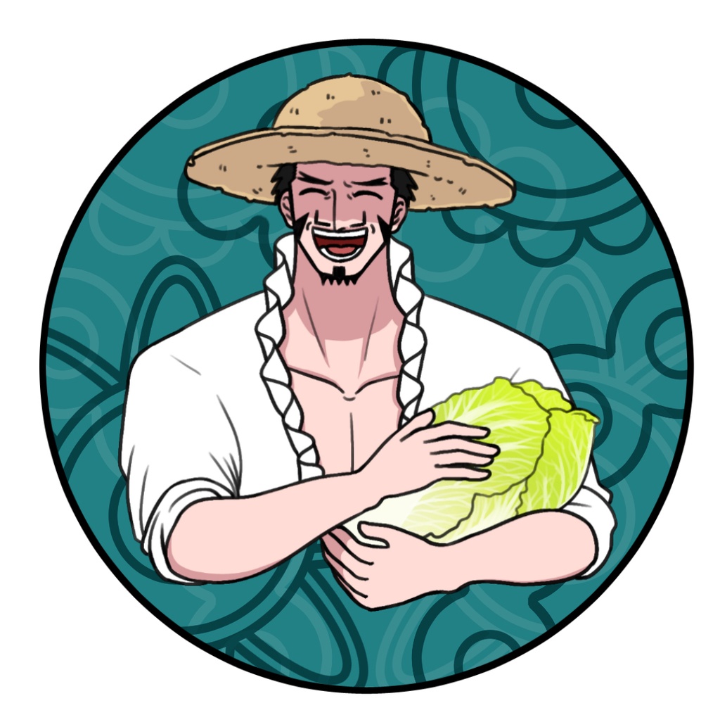 ミホーク缶バッジ（赤ちゃん白菜）