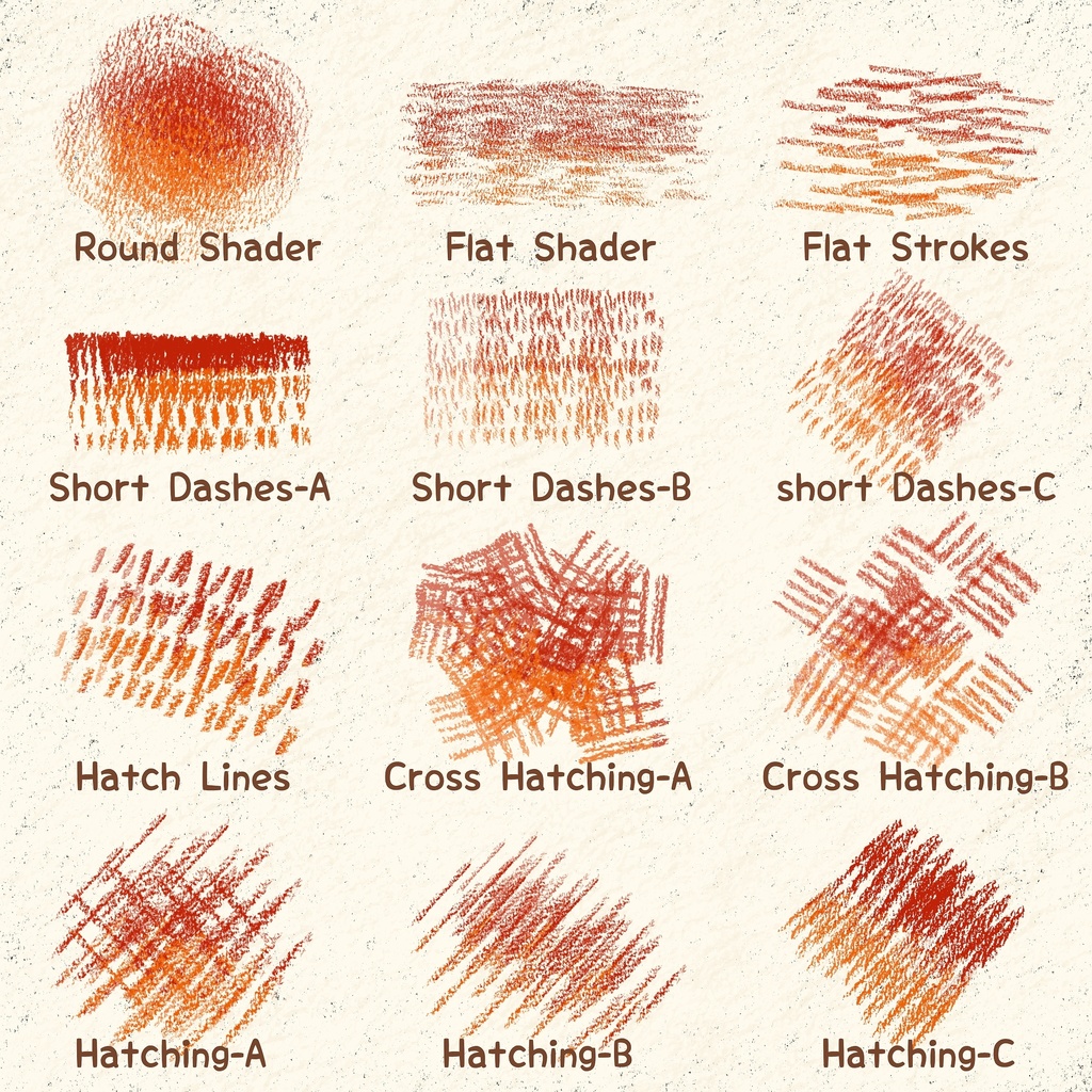 【Procreate】色えんぴつ風ブラシセット【2023/11/16更新】