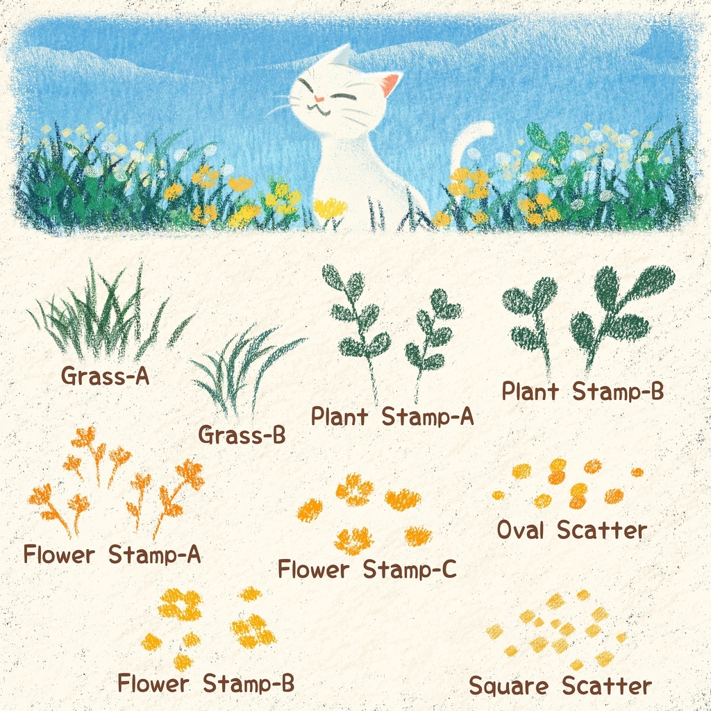 【Procreate】色えんぴつ風ブラシセット【2023/11/16更新】