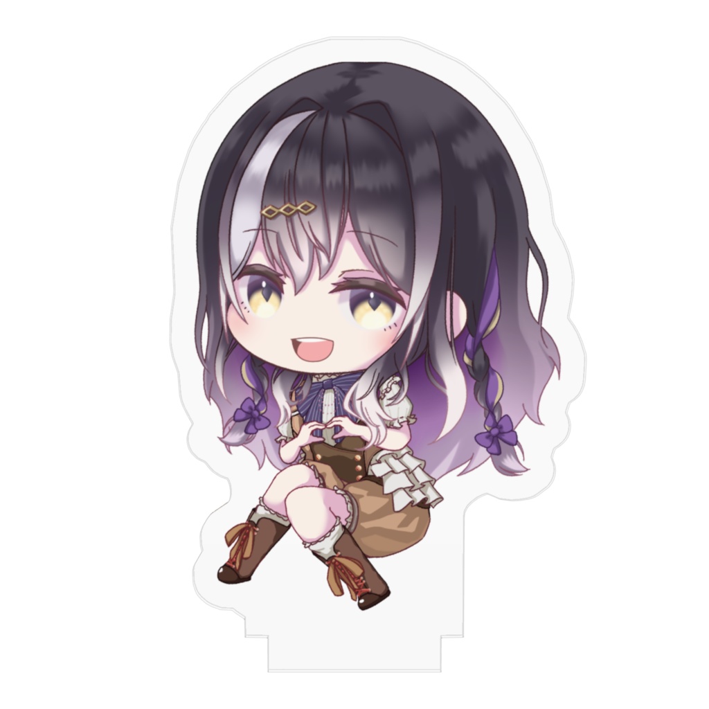 【四宮鈴乃新衣装】ミニキャライラストアクリルフィギュア - 50x50mm