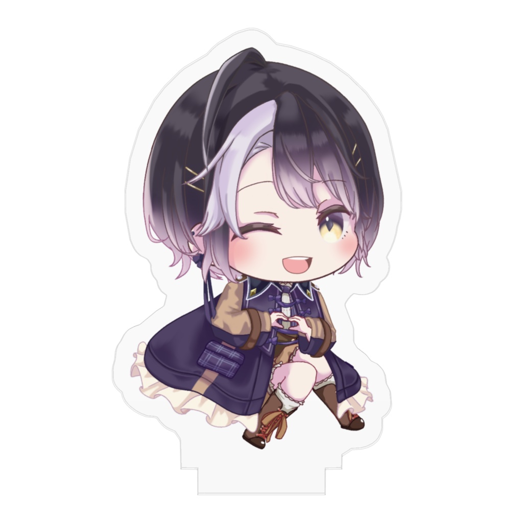 【四宮鈴乃誕生日&新髪型記念】ミニキャライラストアクリルフィギュア - 50x50mm