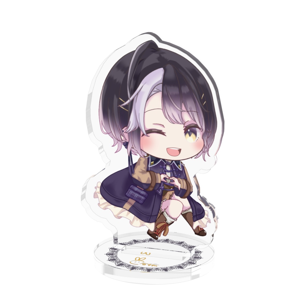 【四宮鈴乃誕生日&新髪型記念】ミニキャライラストアクリルフィギュア - 50x50mm