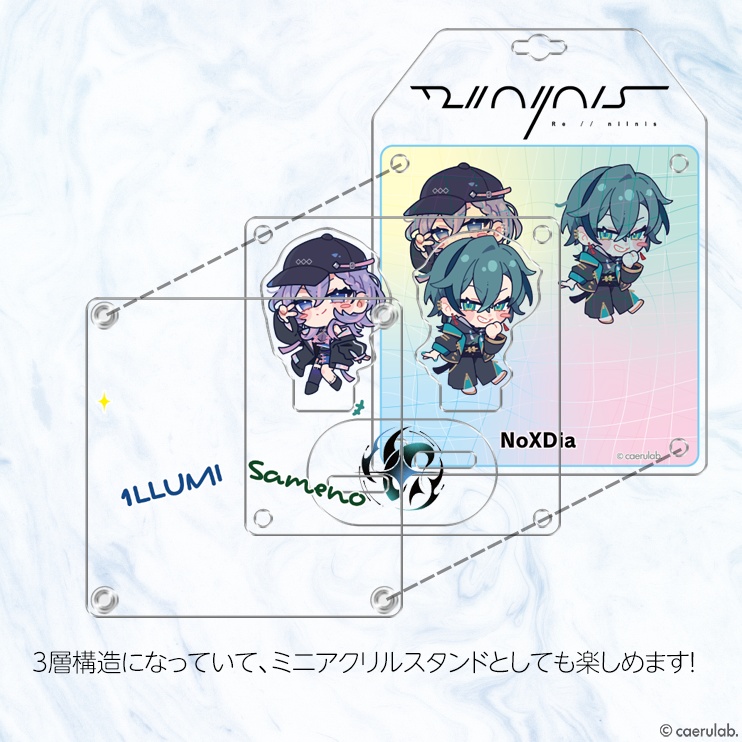 【NoXDia】1LLUMI & 鮫乃撞木 Re//Nilnis加入記念グッズ