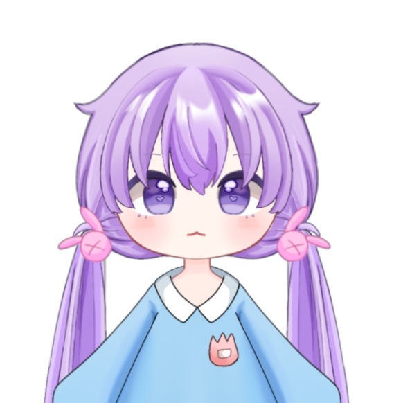 【汎用モデル】Live2d Model Cute Purple Girl【VTS対応】
