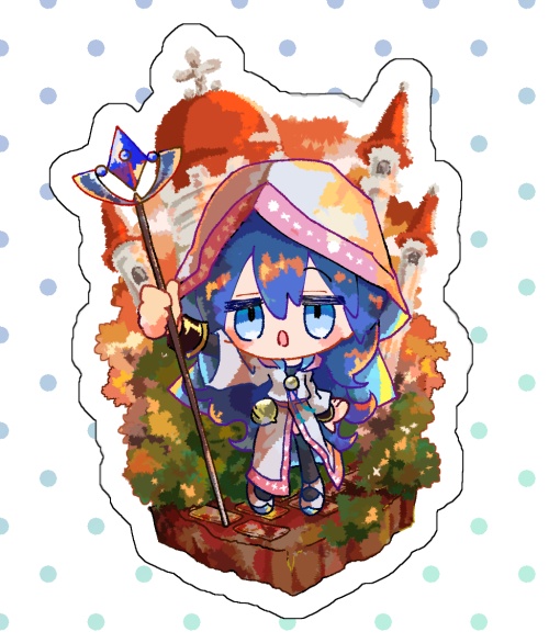 水アコライトちゃん夕方アクスタ