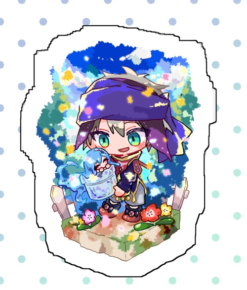 ユウ＆メルク仲良しアクスタ