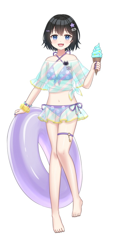 影籠つばさアクリルフィギュア 「君と、はじめての夏」Ver.