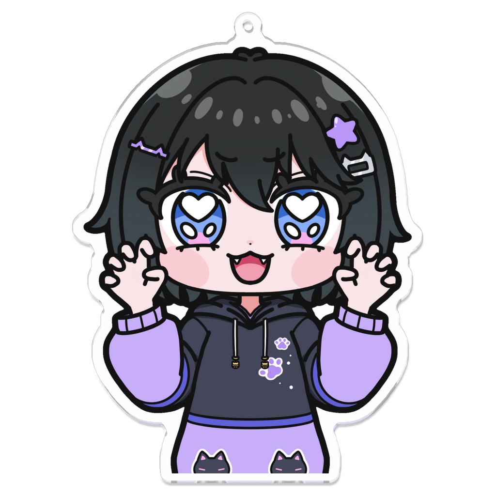 つばさのデフォルメアクキー♡