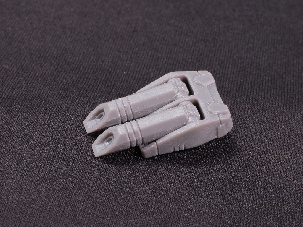 砲身可動砲台:砲身2本