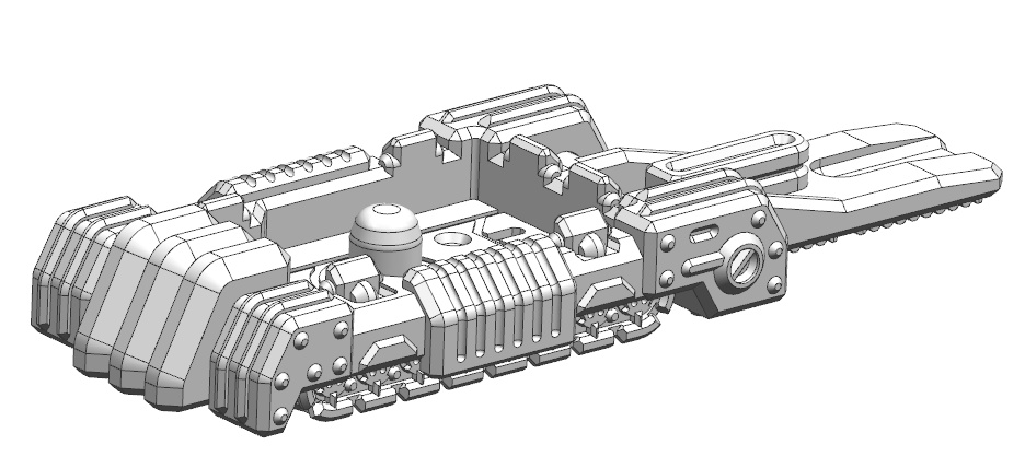 (単色)パワーローダーユニット:分割版