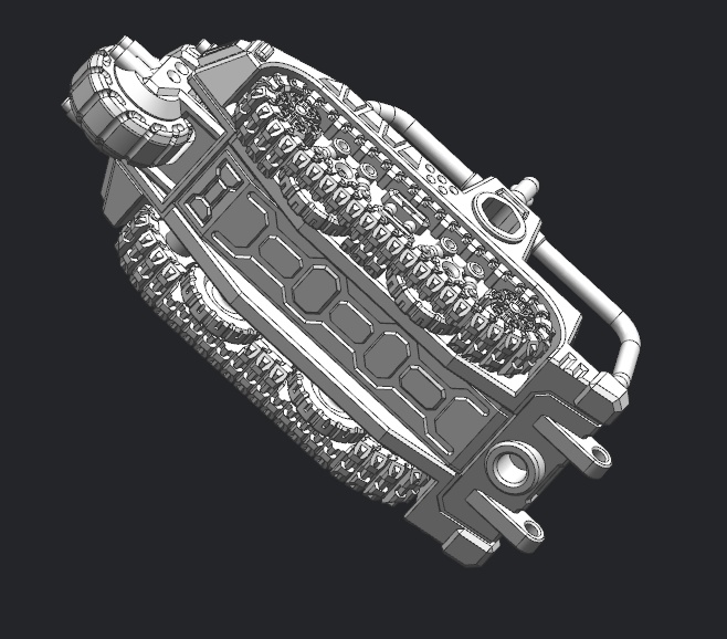 ケッテンクラート風 強行兵員輸送車両 1/60スケール