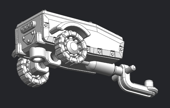 ケッテンクラート風 強行兵員輸送車両 1/60スケール
