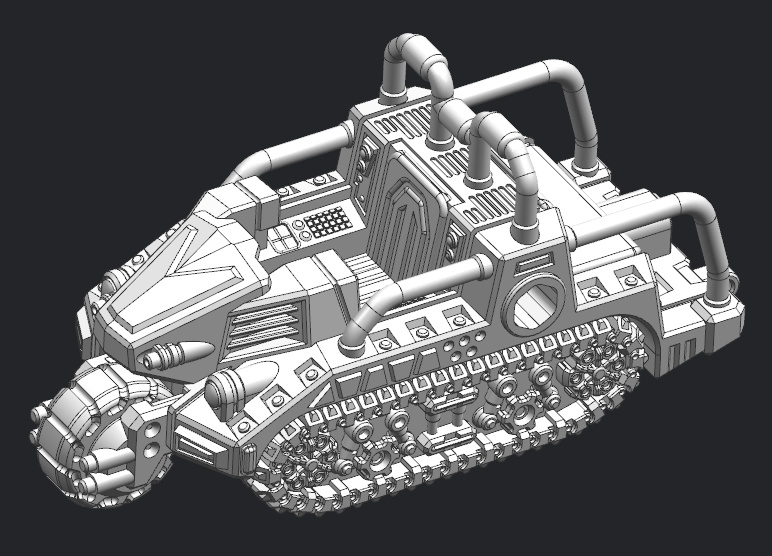 ケッテンクラート風 強行兵員輸送車両 1/60スケール