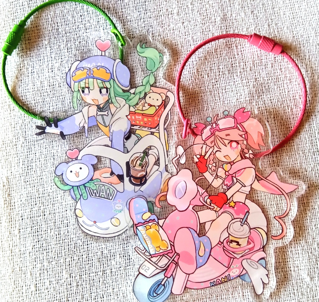 カニ～ヌゥ！アクリルキーホルダー