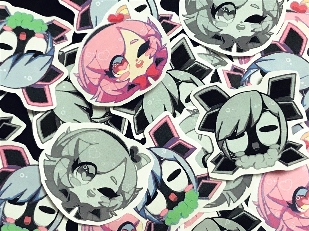 めっかわオリジナルキャラシール