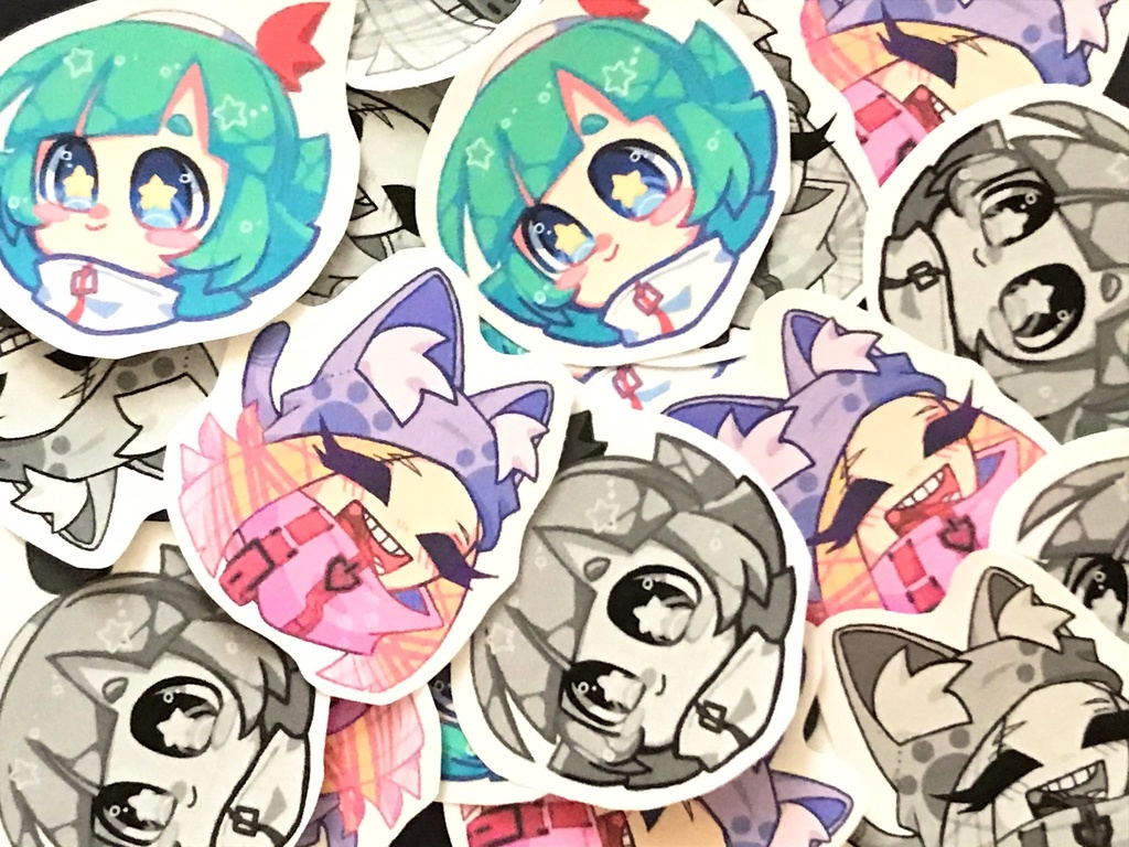 めっかわオリジナルキャラシール