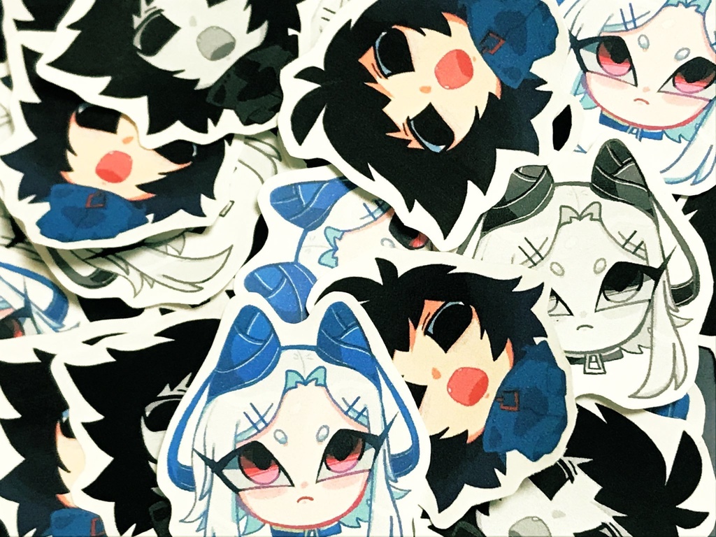 めっかわオリジナルキャラシール