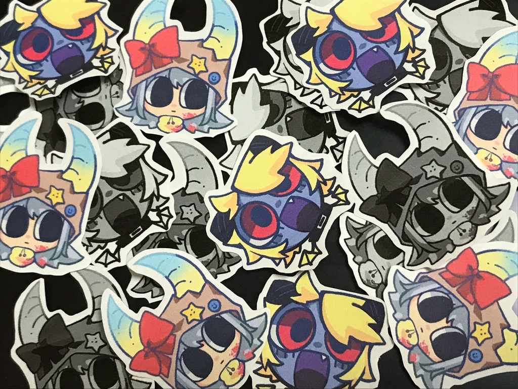 めっかわオリジナルキャラシール