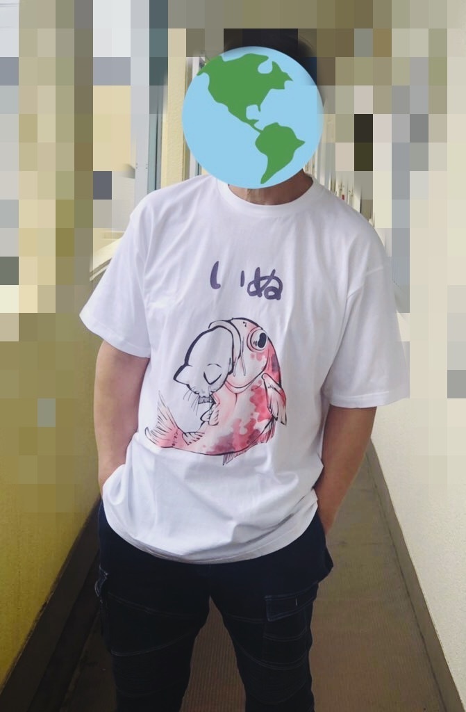 【Tシャツで差をつけろ!】いぬねこさかなTシャツ