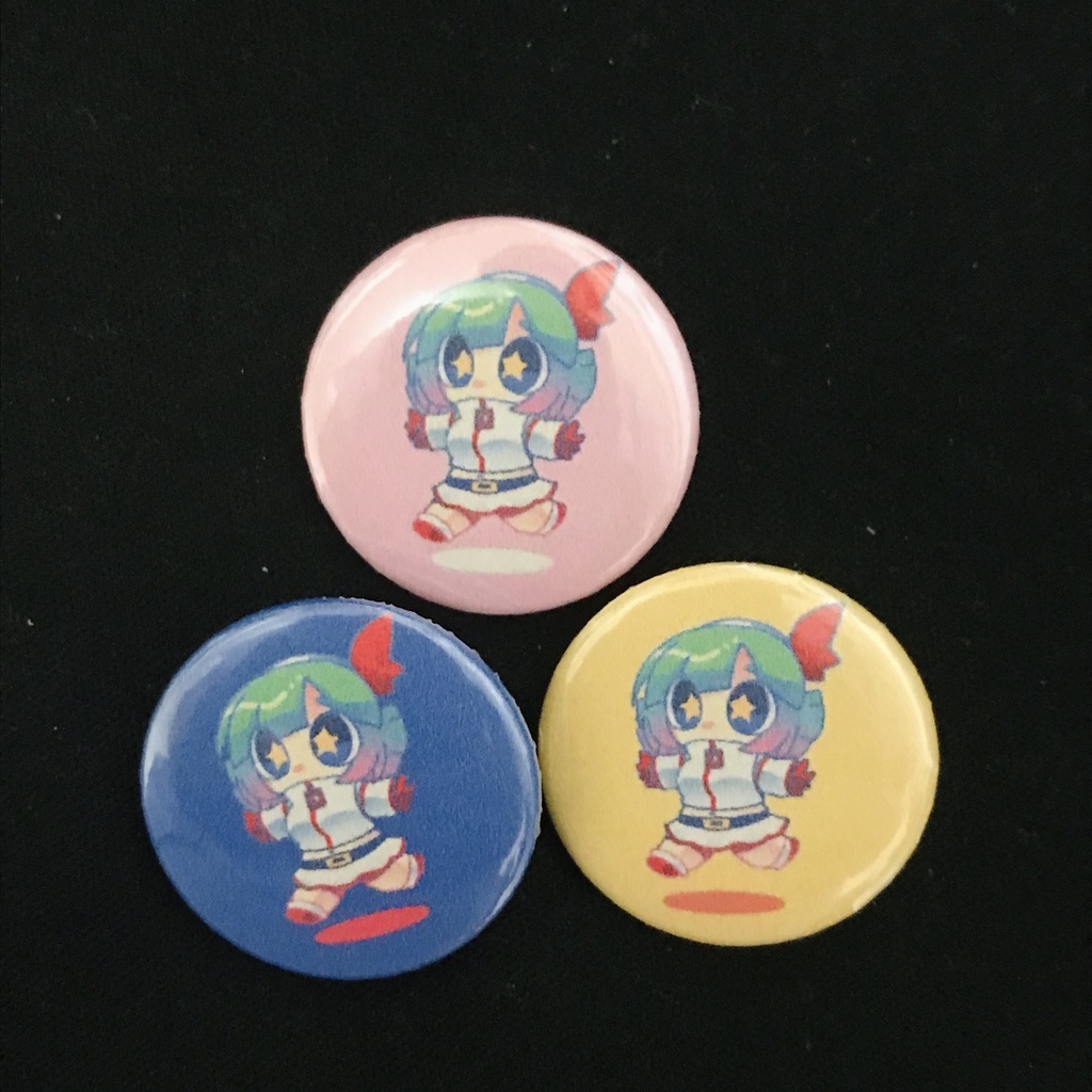 ちまみ缶バッジ(ユニティランチャーちゃん)