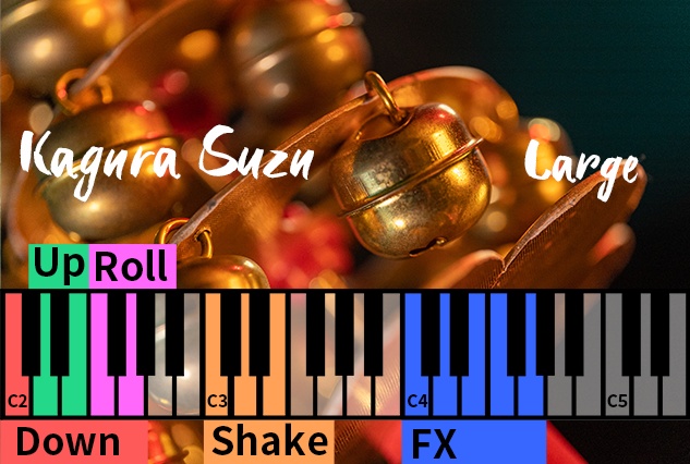 神楽鈴大・小のKontaktライブラリ・サウンドサンプル | Kagura Suzu Large & Small Kontakt Library&Sound Samples