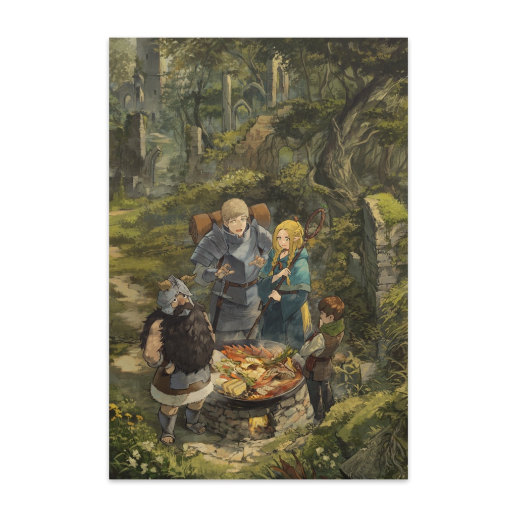 ダンジョン飯　ポストカード