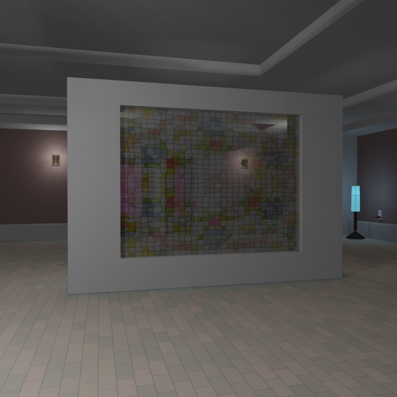 ホテル室内モデリングデータblender用 電化製品・家具・テクスチャ付属