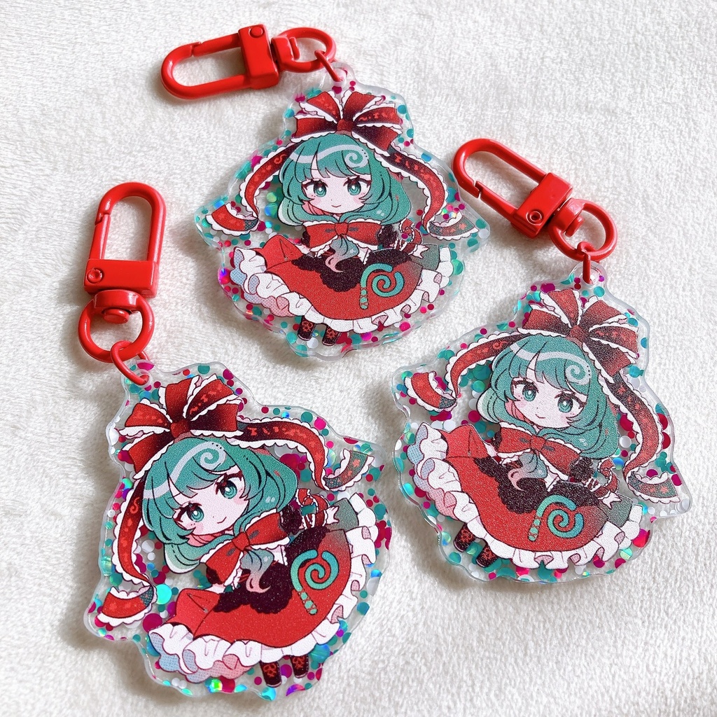 雛のアクリルキーホルダー