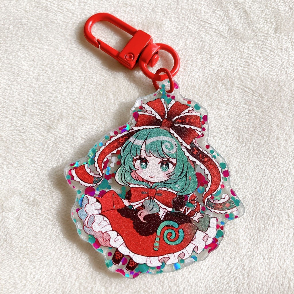 雛のアクリルキーホルダー