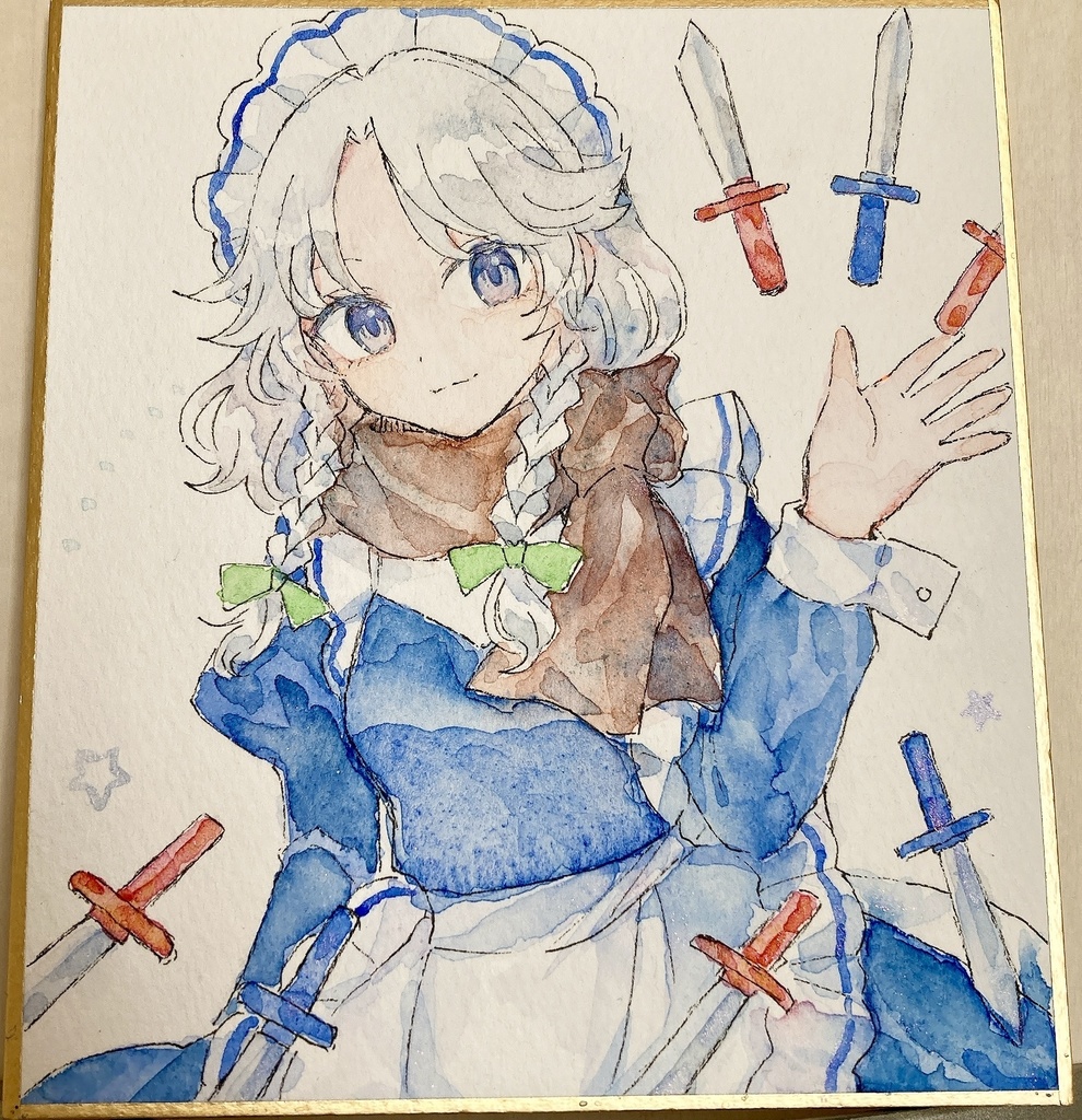 後日登録します⛄ミニ水彩色紙