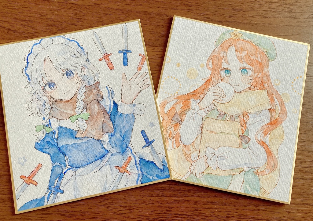 後日登録します⛄ミニ水彩色紙