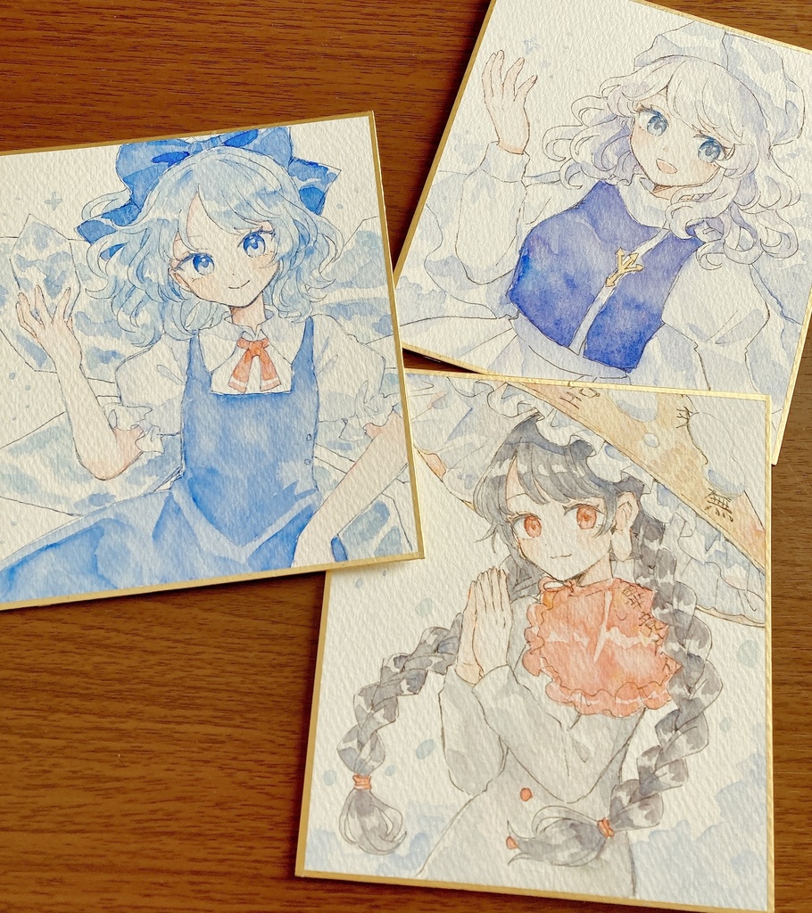 後日登録します⛄ミニ水彩色紙