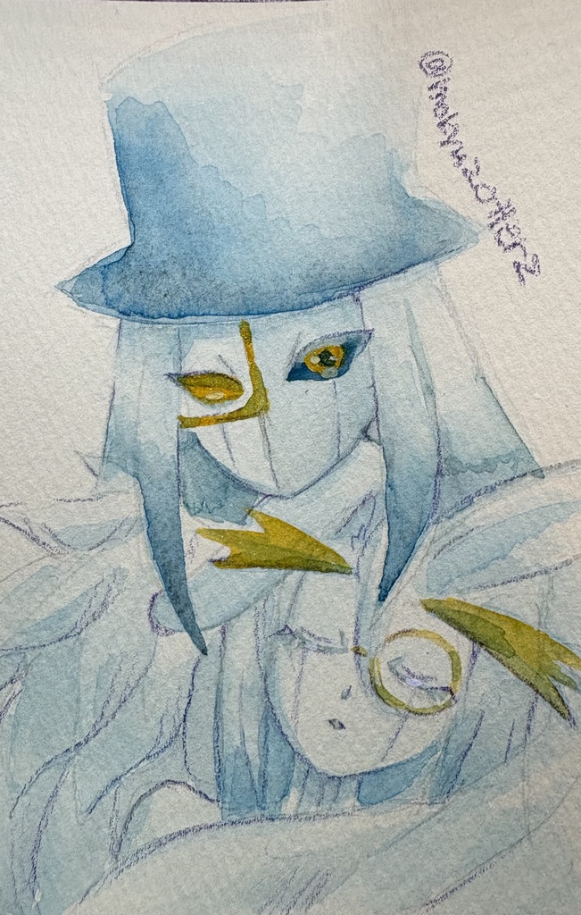 天使と悪魔のポスカ原画