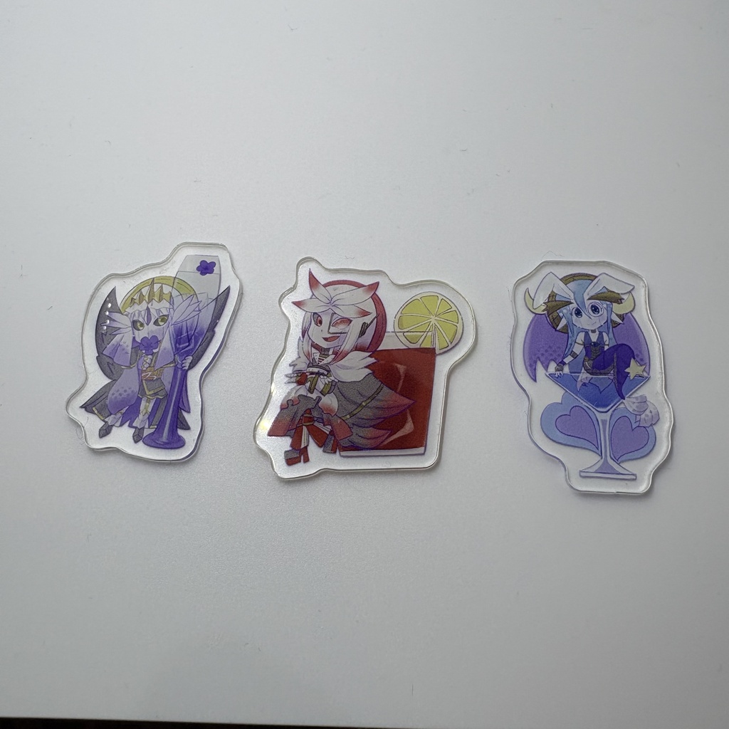カクテルシールつめ(アクリル)