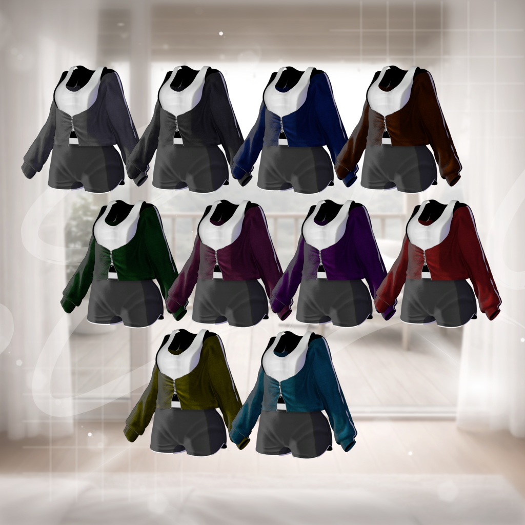 [SALE]✨Minimal Stay Tracksuit✨[12アバター対応] 缩略图 9